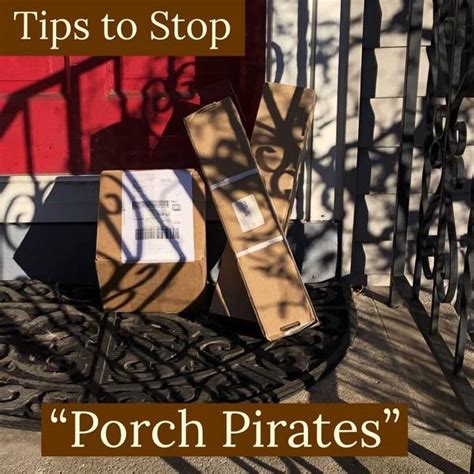 Tips to avoid porch pirates during the holiday season